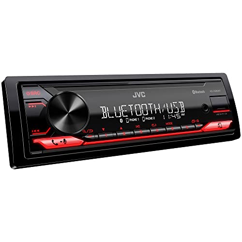 JVC KD-X280BT Bluetooth Car Stereo w/USB Port – AM/FM Radio, MP3 Player, High Contrast LCD, 50 Watts, Detachable Face Plate – Single DIN – 13-Band EQ JVC KD-X280BT Bluetooth Car Stereo w/USB Port – AM/FM Radio, MP3 Player, High Contrast LCD, 50 Watts, Detachable Face Plate – Single DIN – 13-Band EQ